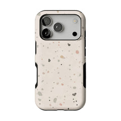 Morandi Neutral Speckle Dot Phone Case, Shockproof Anti-slip iPhone Cover