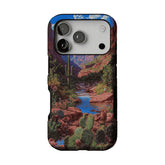 Red Rock Canyon Wild Cactus Landscape Shockproof Anti-slip iPhone Case