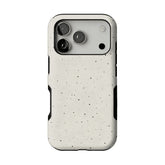 Neutral Monochrome Fine Ink Speckle Modern Minimal iPhone Cover