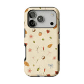 Vintage Watercolor Tropical Fruit Flower Fairy Bow Shockproof iPhone Case