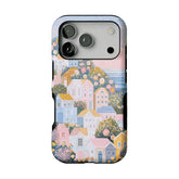 Cute Floral Hillside Cottage Shockproof Anti-slip Pastel iPhone Case