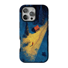 Van Gogh Style Night Cabin Phone Case | Cozy Impressionist Art Shockproof Cover