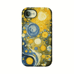 Van Gogh Starry Night Sunflower Mix Impasto Art Shockproof iPhone Case