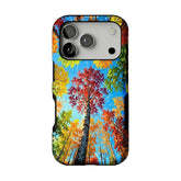 Bright Fall Birch Grove Blue Sky Shockproof Anti-slip iPhone Case