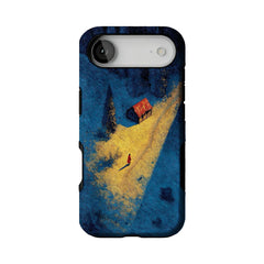 Van Gogh Style Night Cabin Phone Case | Cozy Impressionist Art Shockproof Cover