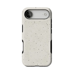 Neutral Monochrome Fine Ink Speckle Modern Minimal iPhone Cover