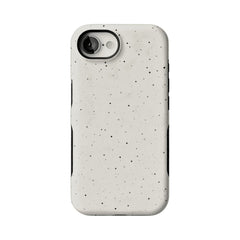 Neutral Monochrome Fine Ink Speckle Modern Minimal iPhone Cover