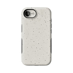 Neutral Monochrome Fine Ink Speckle Modern Minimal iPhone Cover