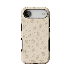 Sepia Line Farm Fruit Rabbit Shockproof Anti-slip iPhone Case