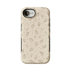 Sepia Line Farm Fruit Rabbit Shockproof Anti-slip iPhone Case
