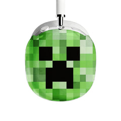 Minecraft Creeper AirPods Max Case Pixel Green Retro Gaming Protective