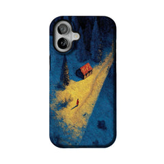 Van Gogh Style Night Cabin Phone Case | Cozy Impressionist Art Shockproof Cover