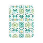 Tropical Palm Vibes iPad Case Vintage Bohemian Teal Floral Protective