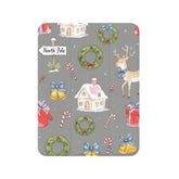 Healing Watercolor Christmas iPad Case Winter Holiday Protective Soft