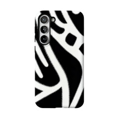 Zebra Print Samsung Galaxy Case Classic Black White Animal Stripe Protective