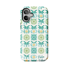 Tropical Palm Tree iPhone Case with Sunflower Art Summer Protective