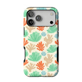 Watercolor Coral iPhone Case Hand Painted Ocean Art Protective TPU