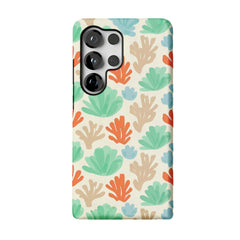 Watercolor Coral Samsung Galaxy Case Hand Painted Ocean Art Protective