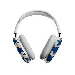Star Pattern AirPods Max Case Navy Blue Cream Minimalist Protective