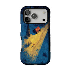 Van Gogh Style Night Cabin Phone Case | Cozy Impressionist Art Shockproof Cover