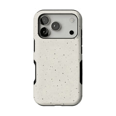 Neutral Monochrome Fine Ink Speckle Modern Minimal iPhone Cover