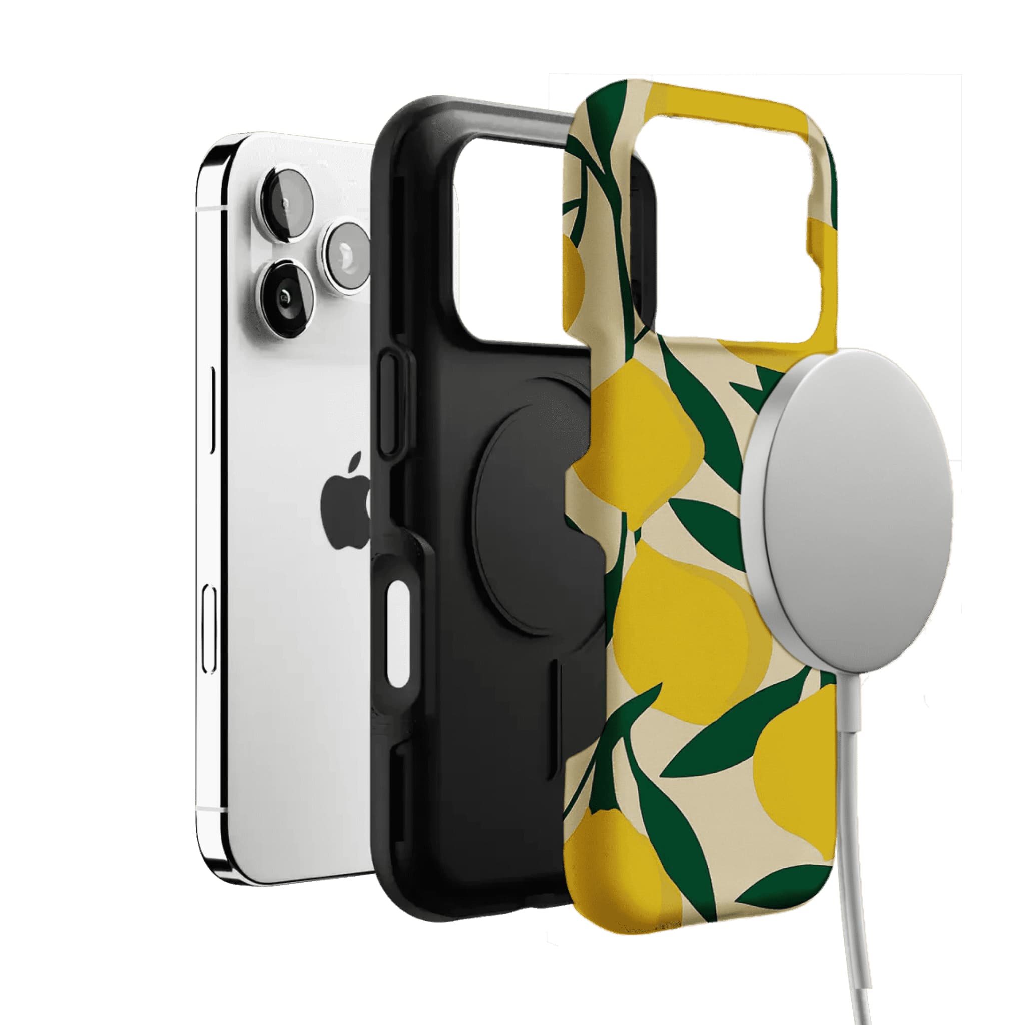 Summer Citrus Fruit Cream Base Shockproof Anti-slip iPhone Case