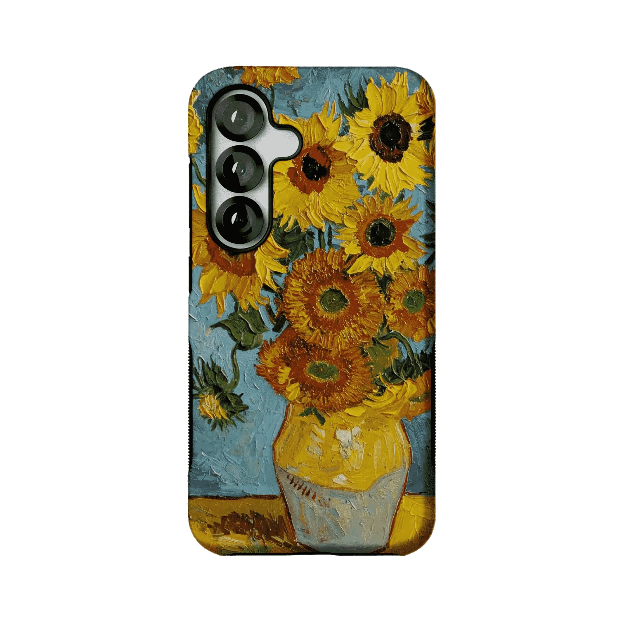 Van Gogh Sunflowers Impasto Oil Painting Phone Case, Classic Art iPhone Cover
