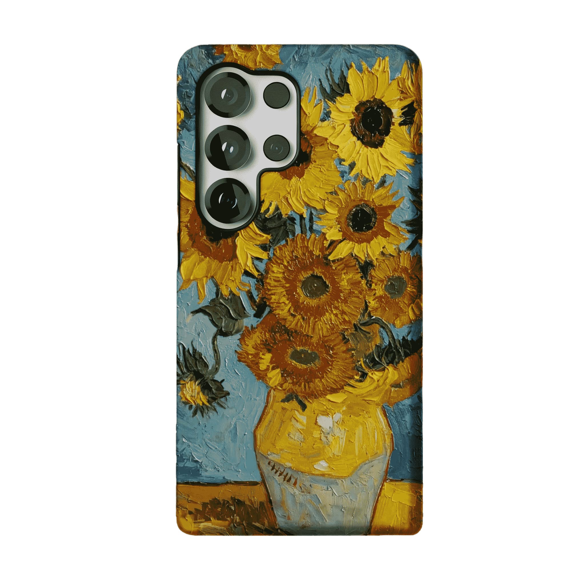 Van Gogh Sunflowers Impasto Oil Painting Phone Case, Classic Art iPhone Cover