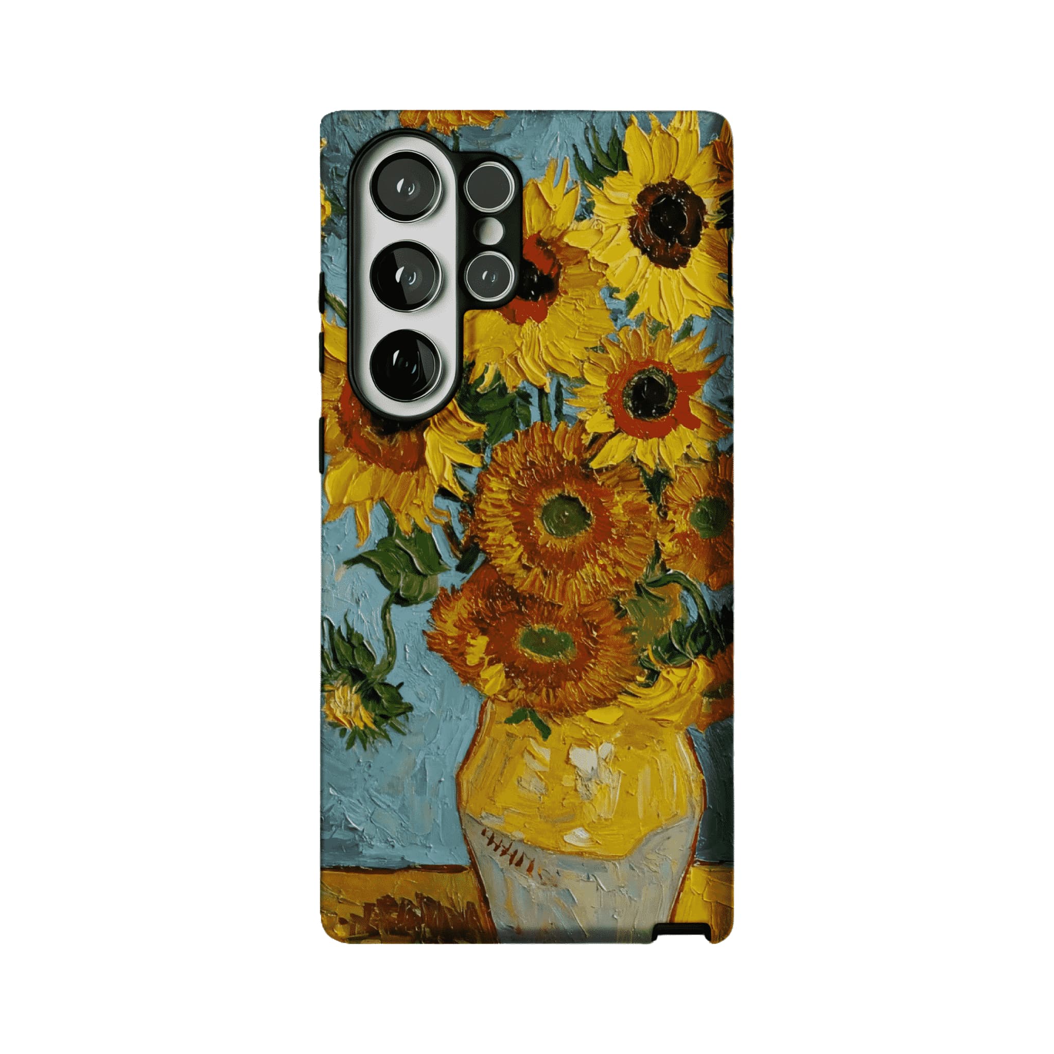 Van Gogh Sunflowers Impasto Oil Painting Phone Case, Classic Art iPhone Cover