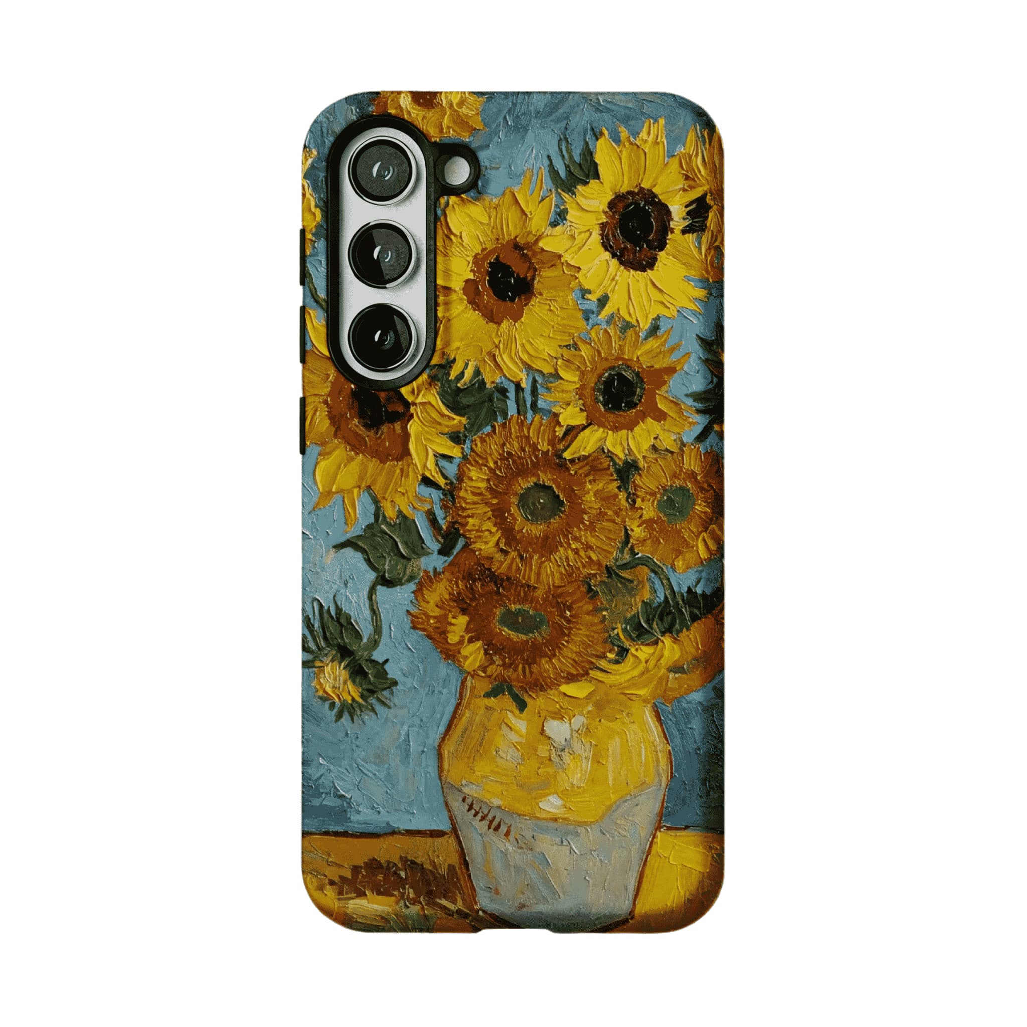 Van Gogh Sunflowers Impasto Oil Painting Phone Case, Classic Art iPhone Cover