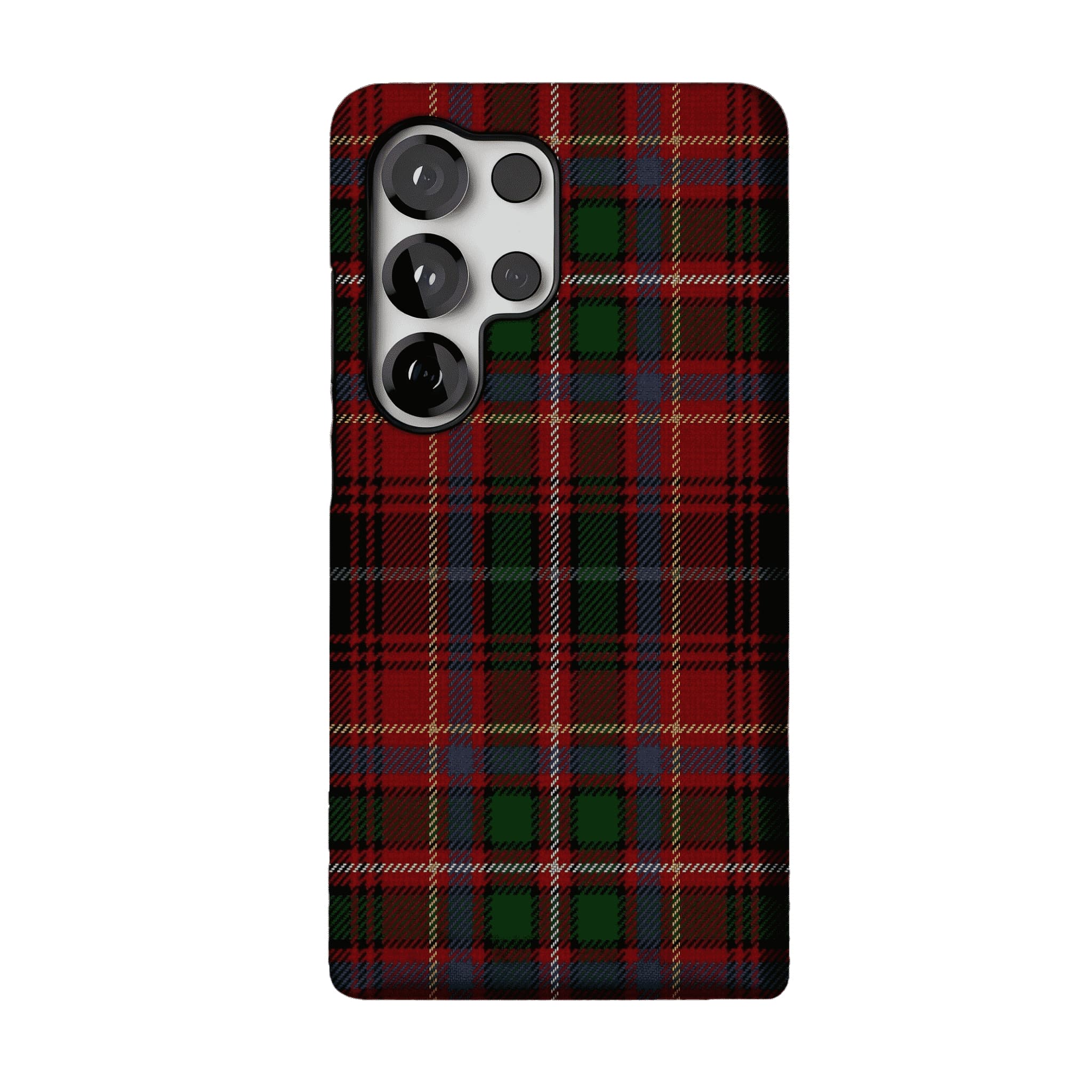 Classic Red Scottish Tartan Plaid Shockproof Anti-slip iPhone Cover