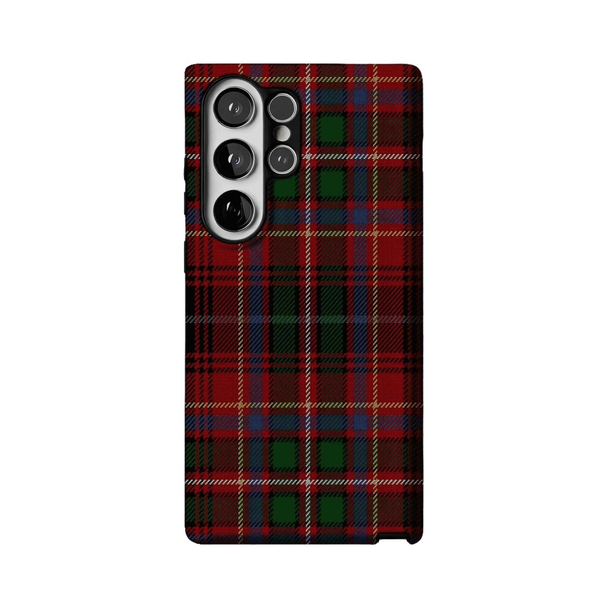 Classic Red Scottish Tartan Plaid Shockproof Anti-slip iPhone Cover
