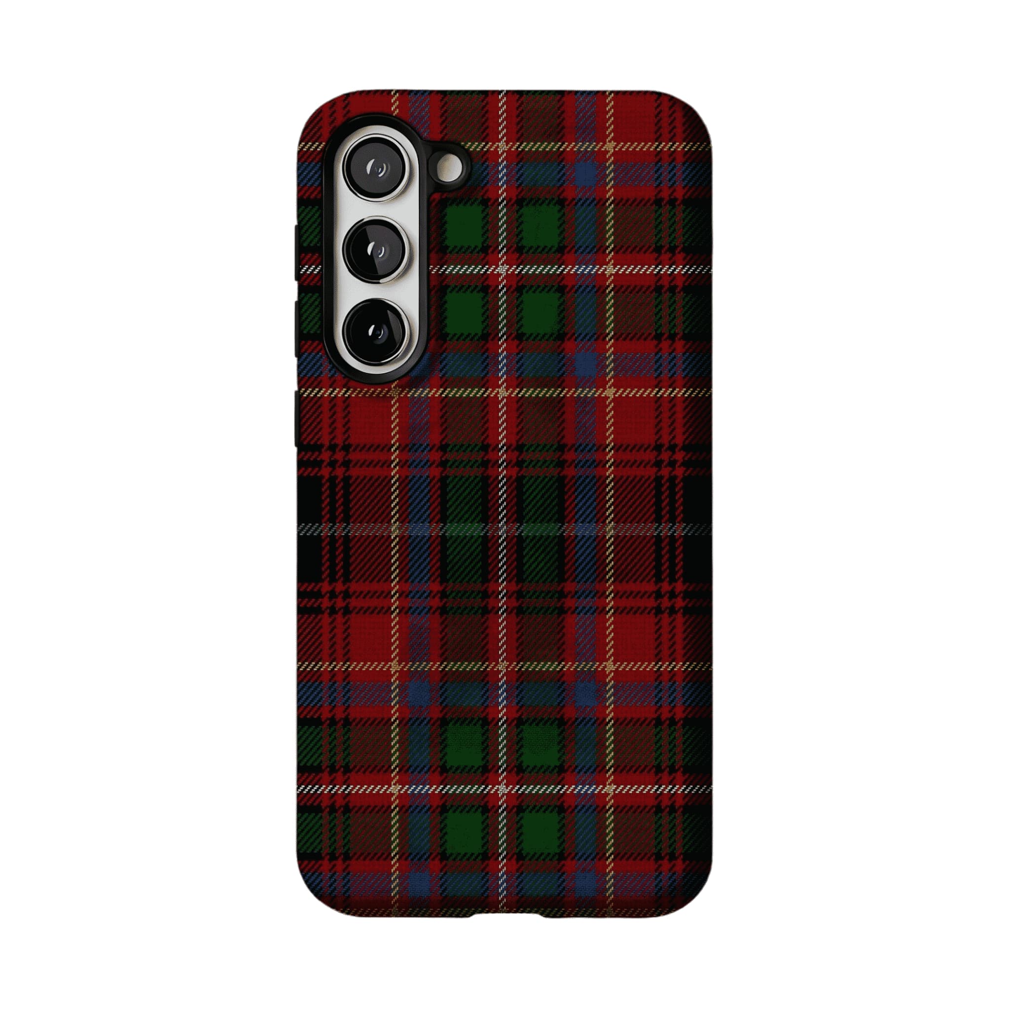 Classic Red Scottish Tartan Plaid Shockproof Anti-slip iPhone Cover