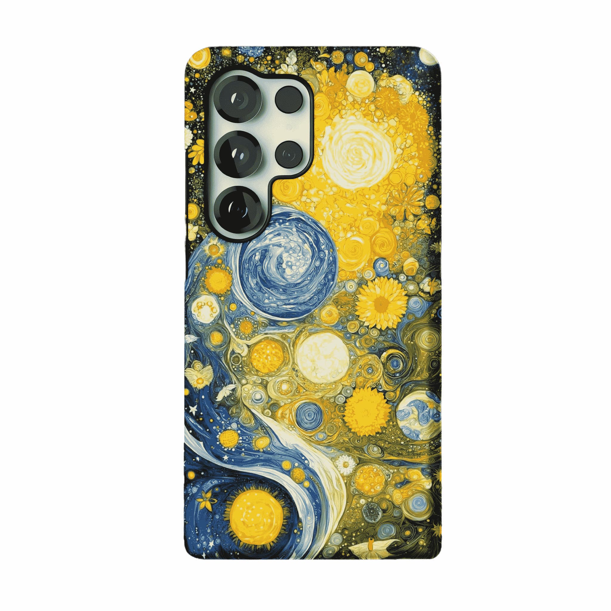 Van Gogh Starry Night Sunflower Mix Impasto Art Shockproof iPhone Case