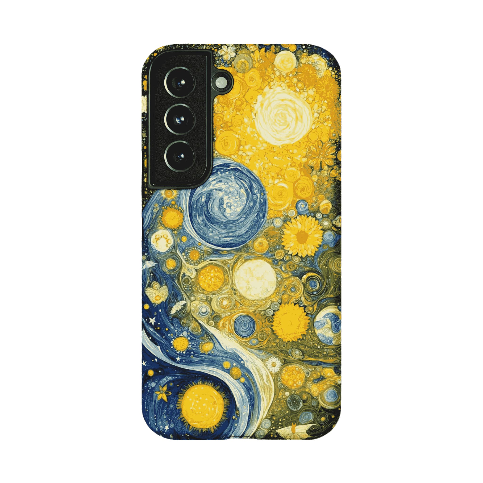 Van Gogh Starry Night Sunflower Mix Impasto Art Shockproof iPhone Case