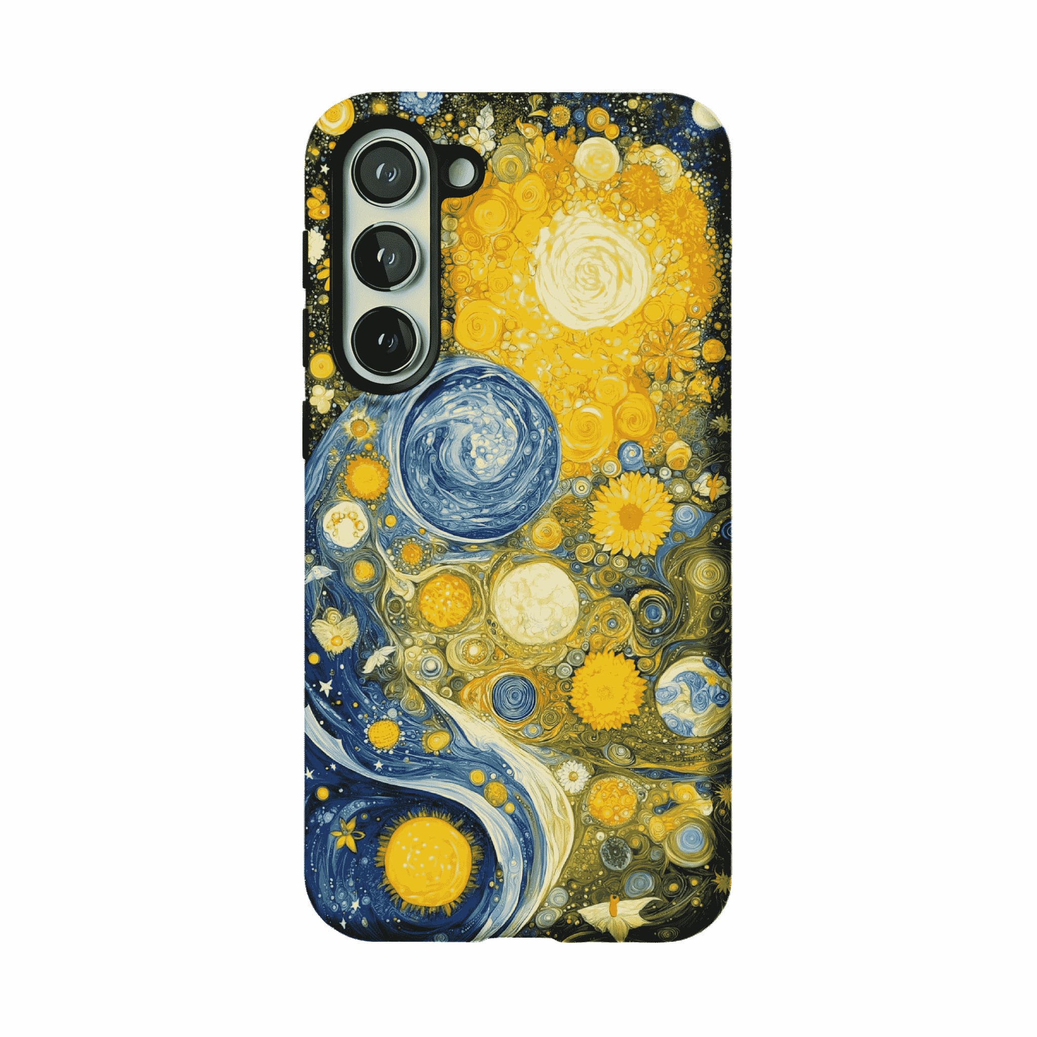 Van Gogh Starry Night Sunflower Mix Impasto Art Shockproof iPhone Case