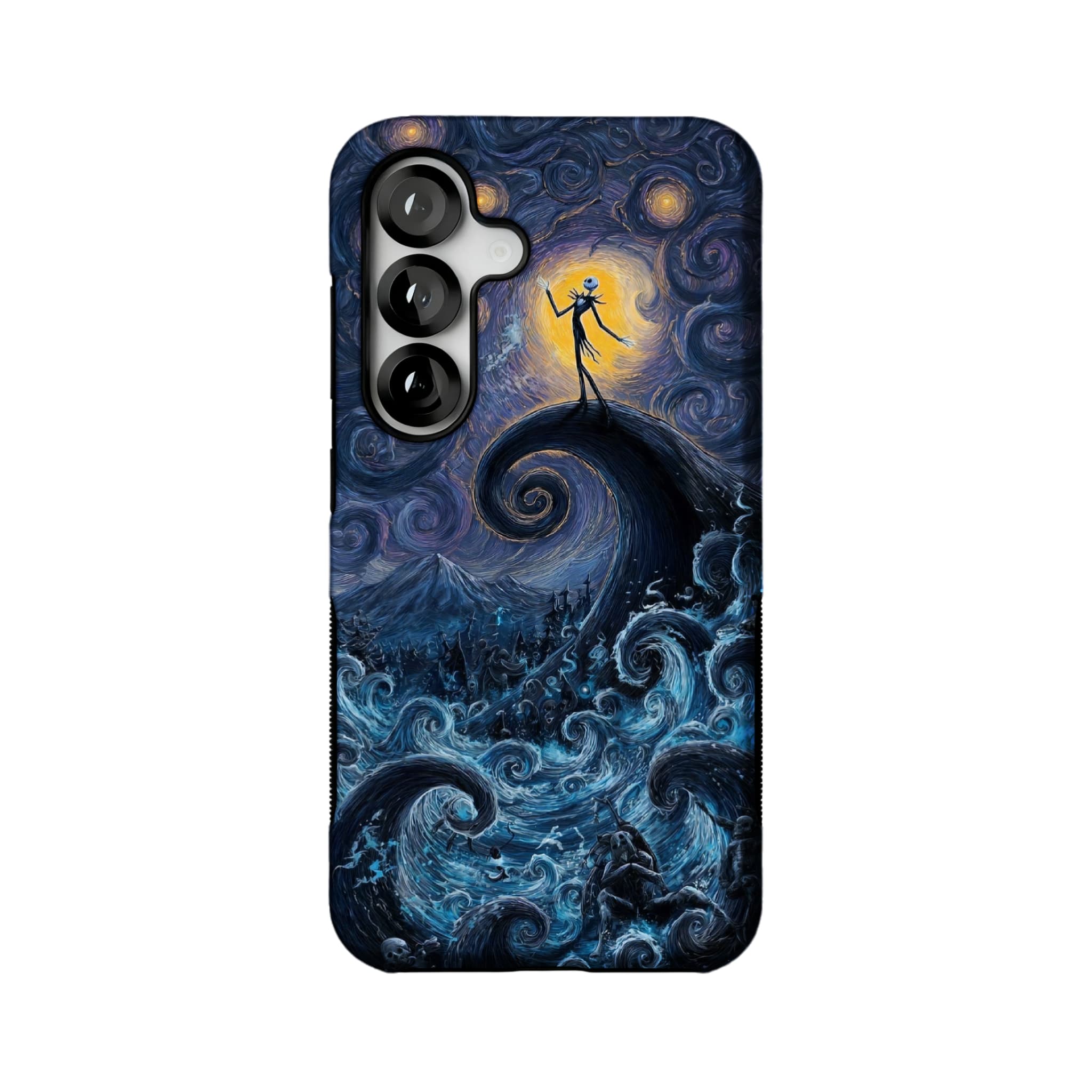 Starry Night Fantasy | Jack Skellington Gothic Halloween iPhone Case