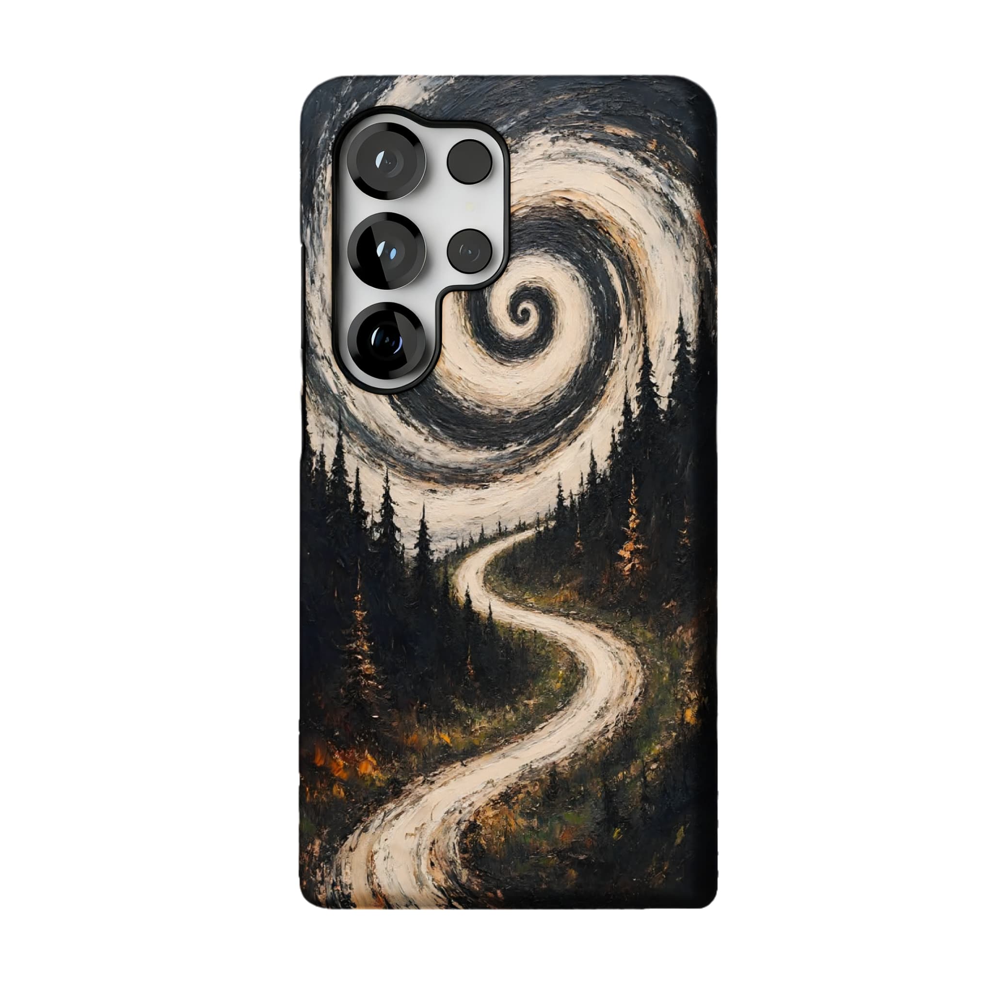 Swirl Sky Forest iPhone Case, Van Gogh Style Shockproof Cover