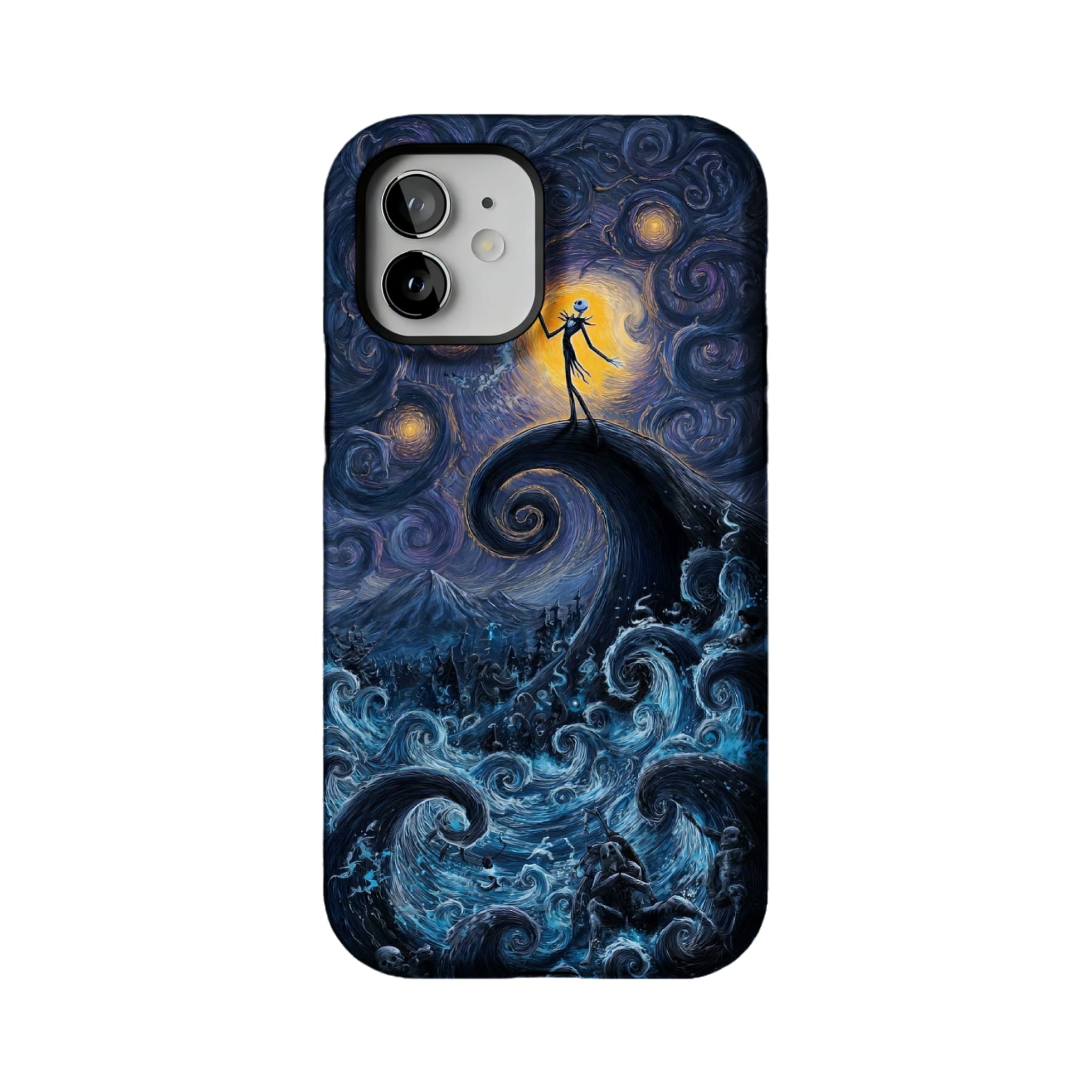 Starry Night Fantasy | Jack Skellington Gothic Halloween iPhone Case