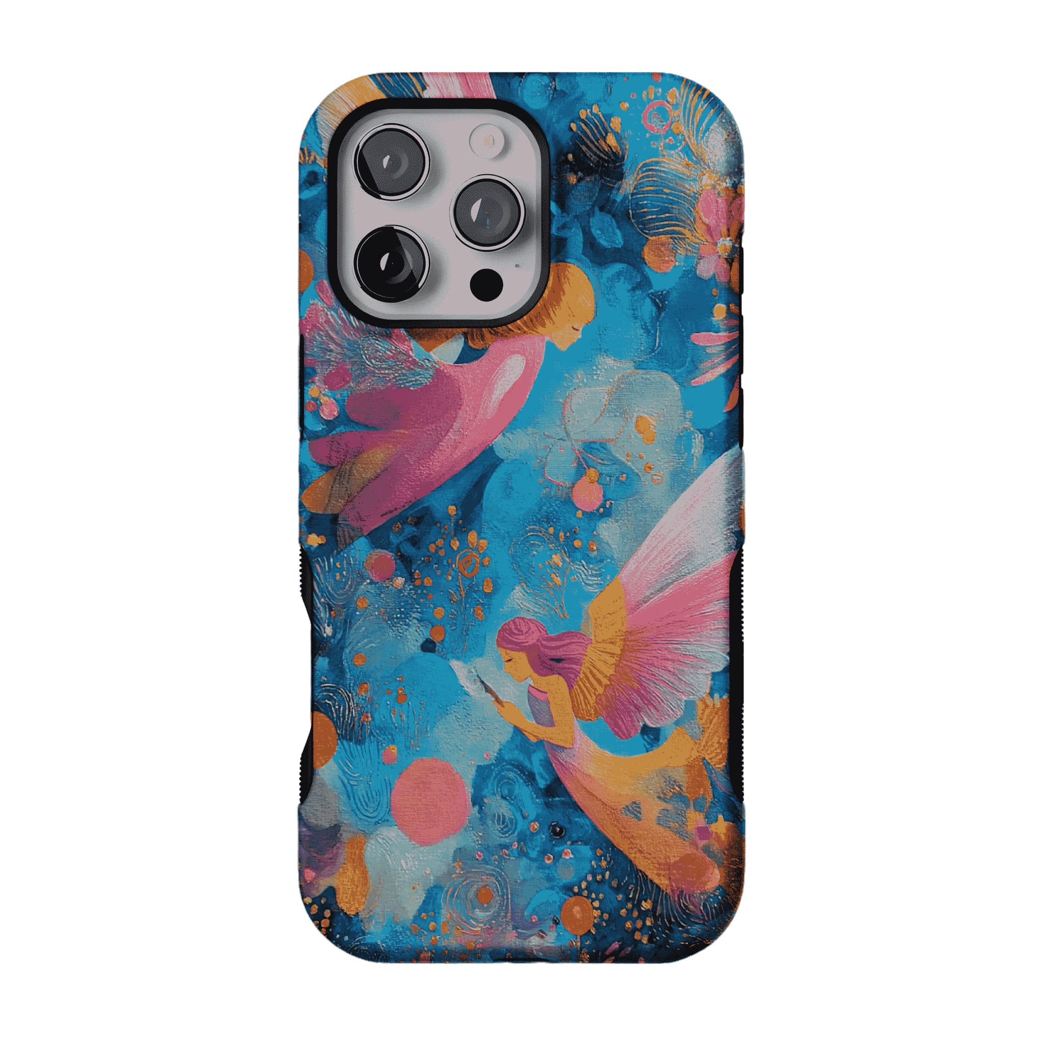 Vibrant Impasto Fairy Fantasy Oil Art iPhone Protective Cover