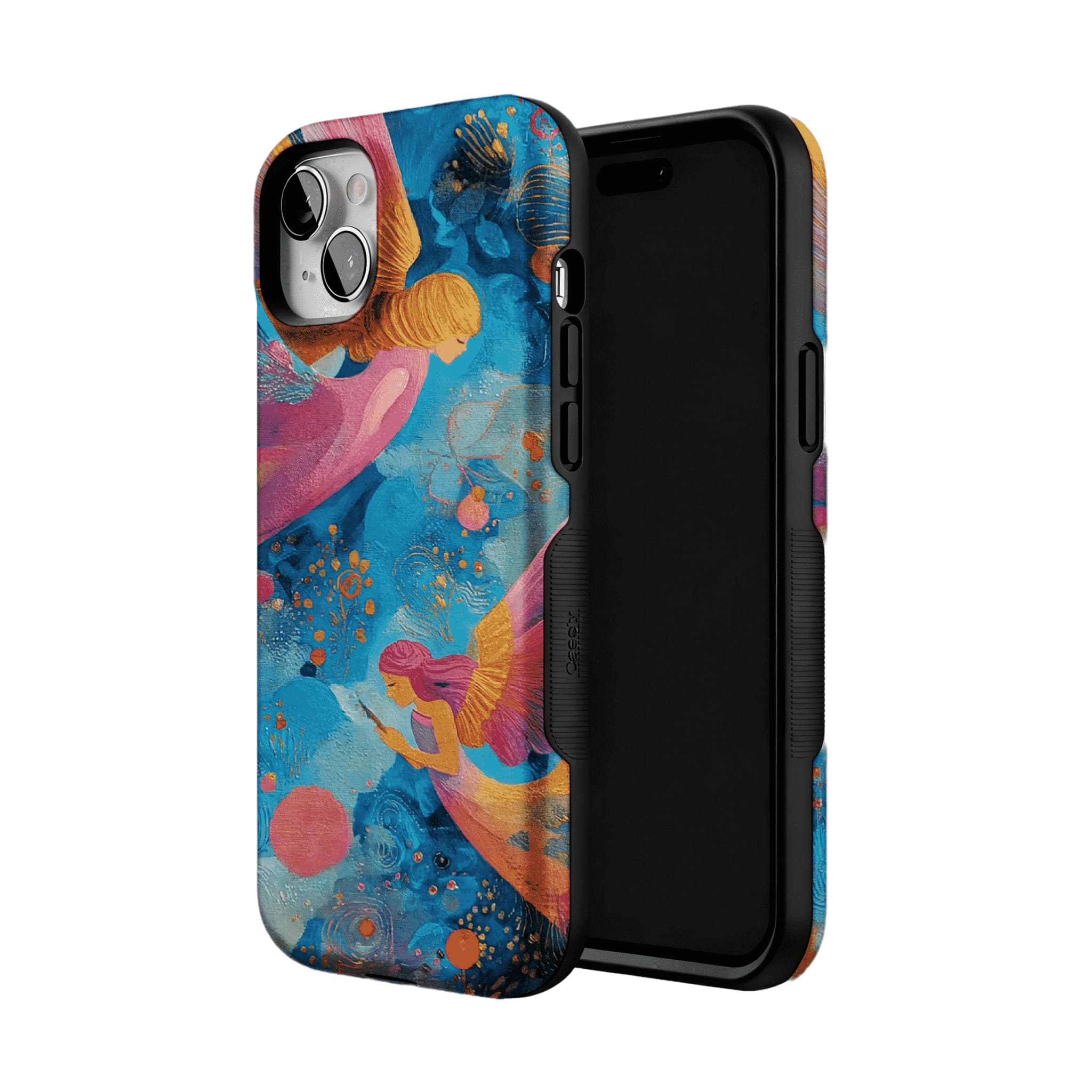 Vibrant Impasto Fairy Fantasy Oil Art iPhone Protective Cover