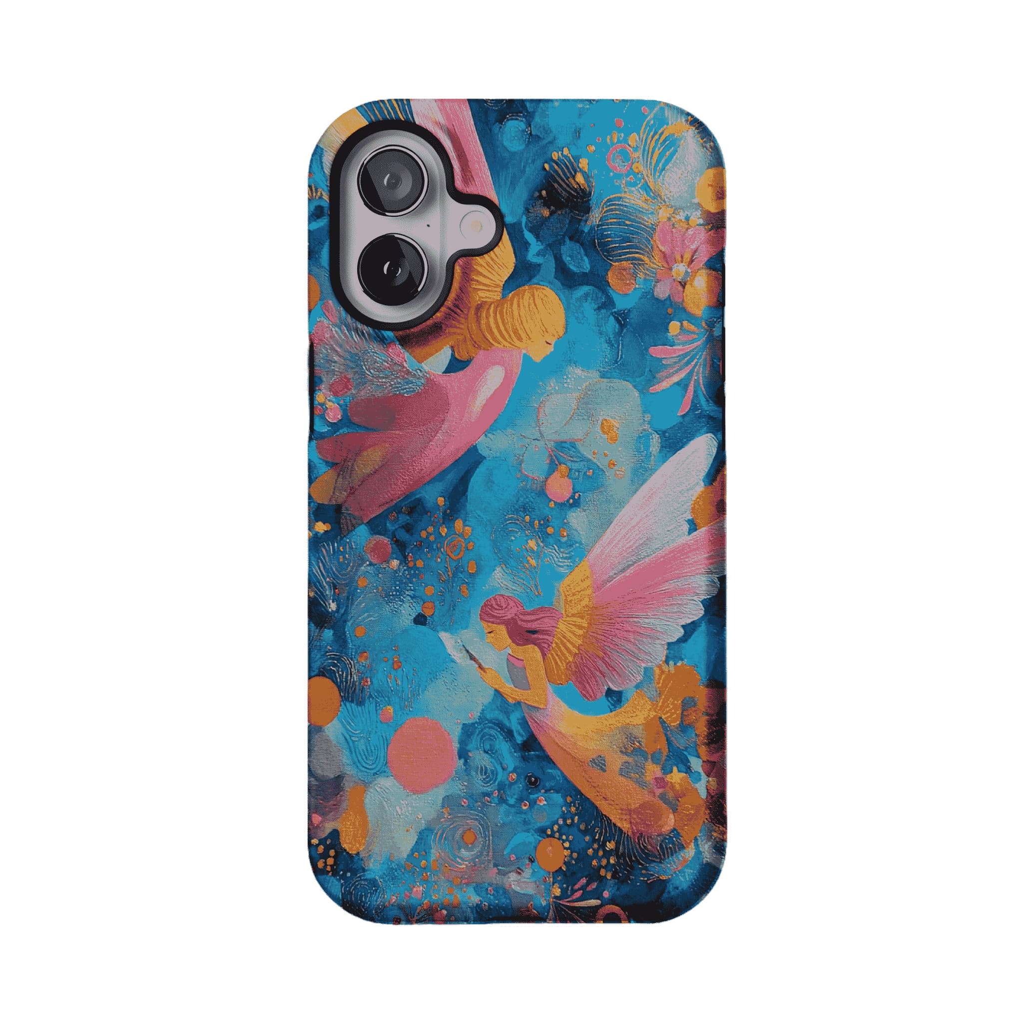 Vibrant Impasto Fairy Fantasy Oil Art iPhone Protective Cover