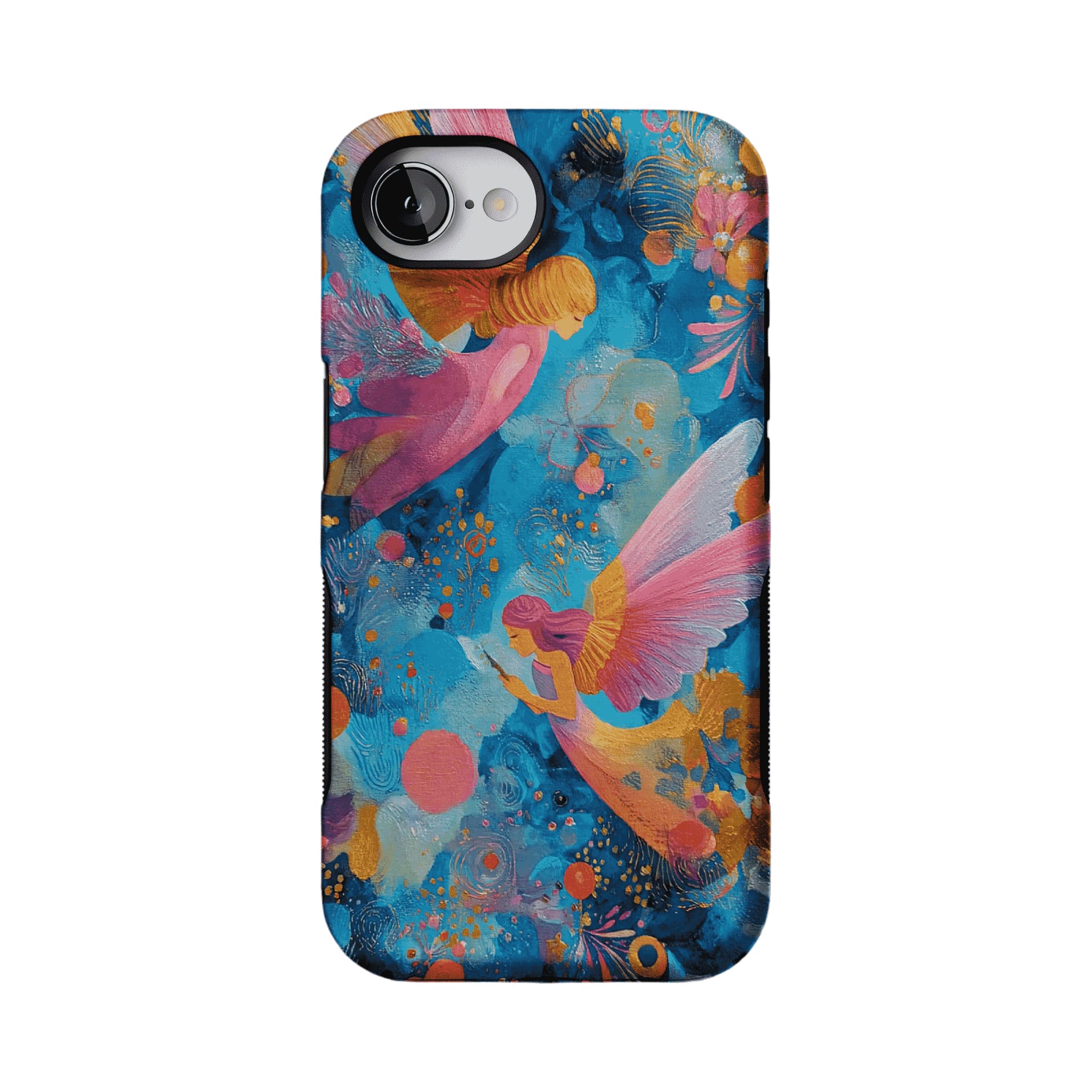 Vibrant Impasto Fairy Fantasy Oil Art iPhone Protective Cover