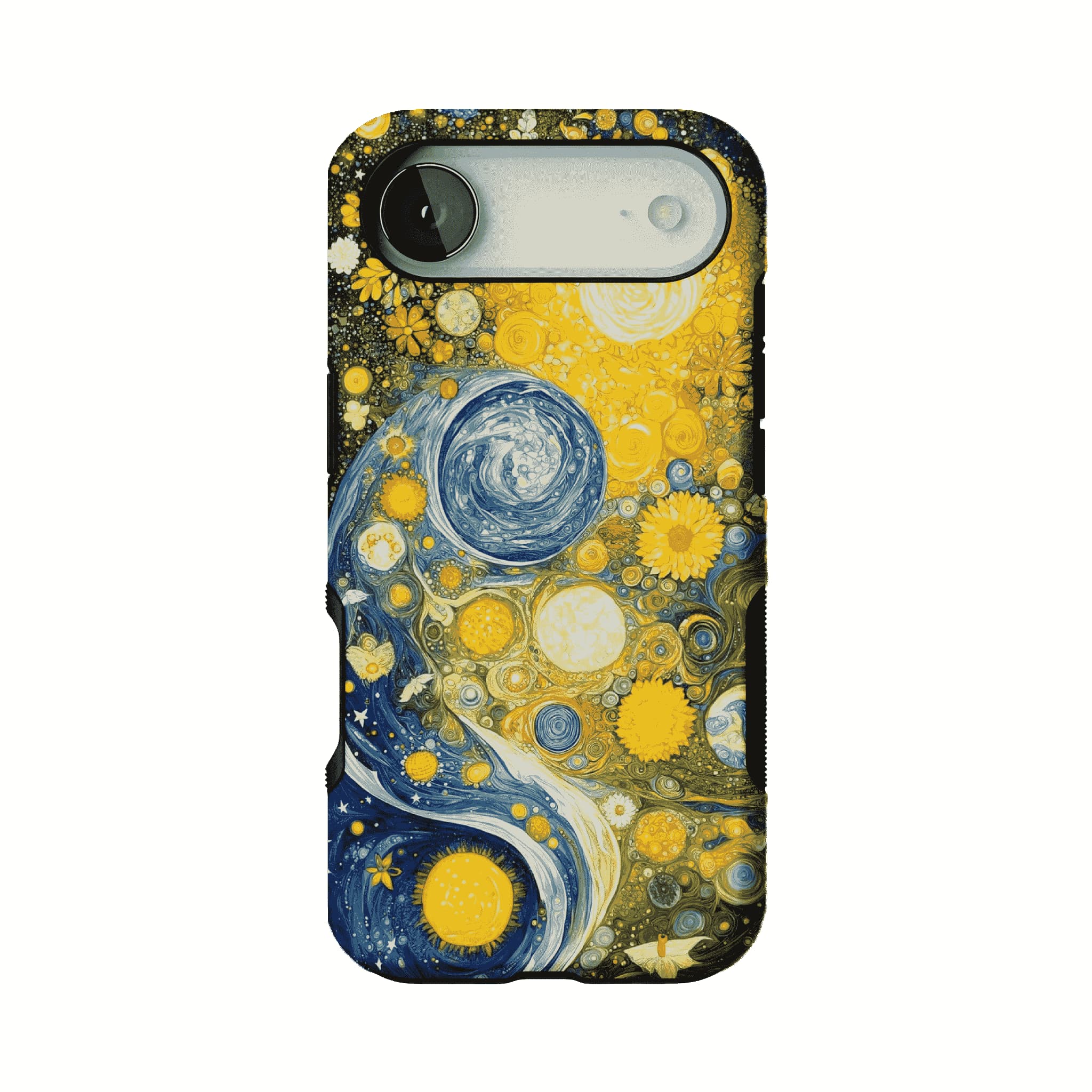 Van Gogh Starry Night Sunflower Mix Impasto Art Shockproof iPhone Case
