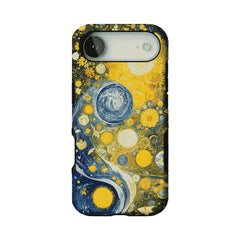 Van Gogh Starry Night Sunflower Mix Impasto Art Shockproof iPhone Case