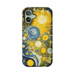 Van Gogh Starry Night Sunflower Mix Impasto Art Shockproof iPhone Case