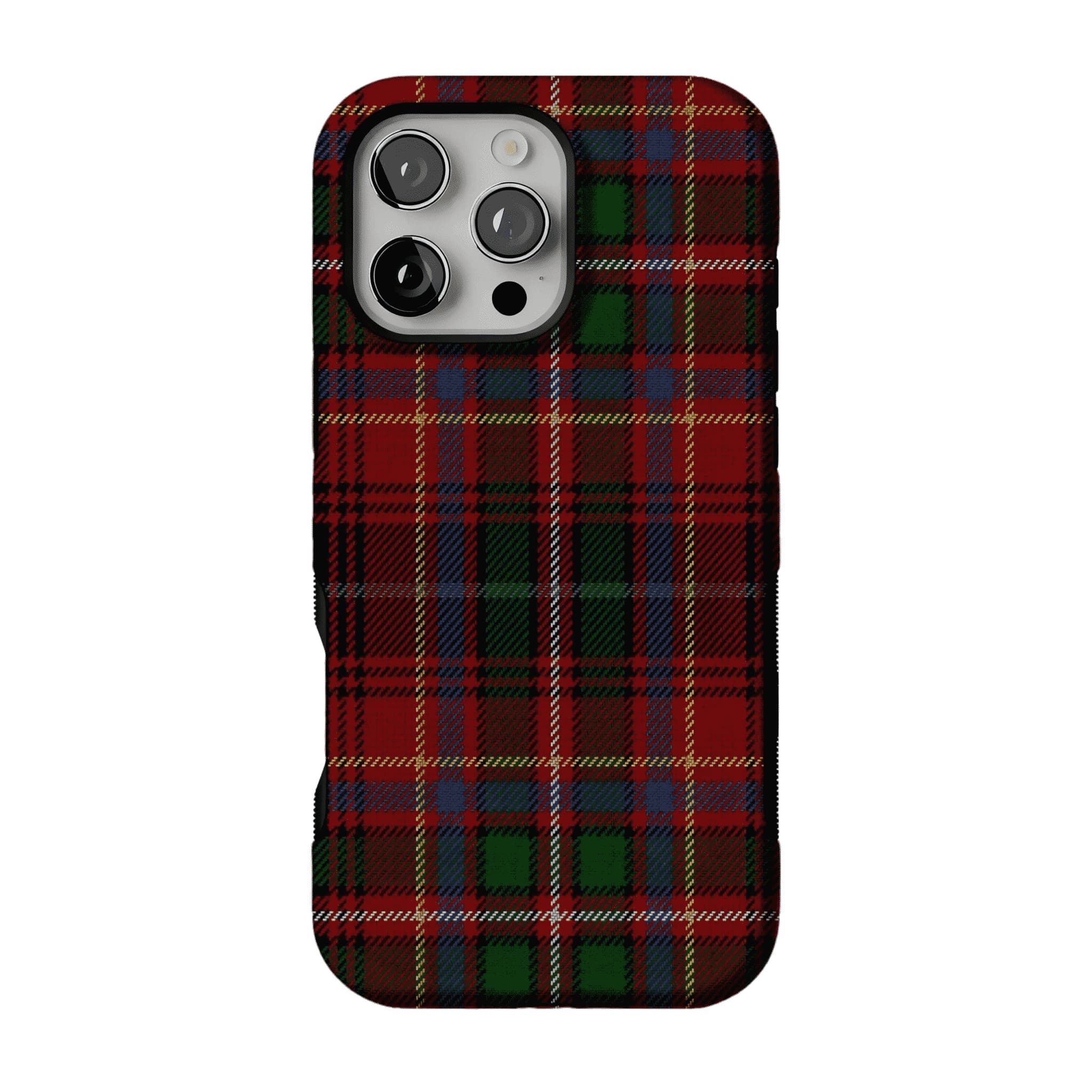 Classic Red Scottish Tartan Plaid Shockproof Anti-slip iPhone Cover