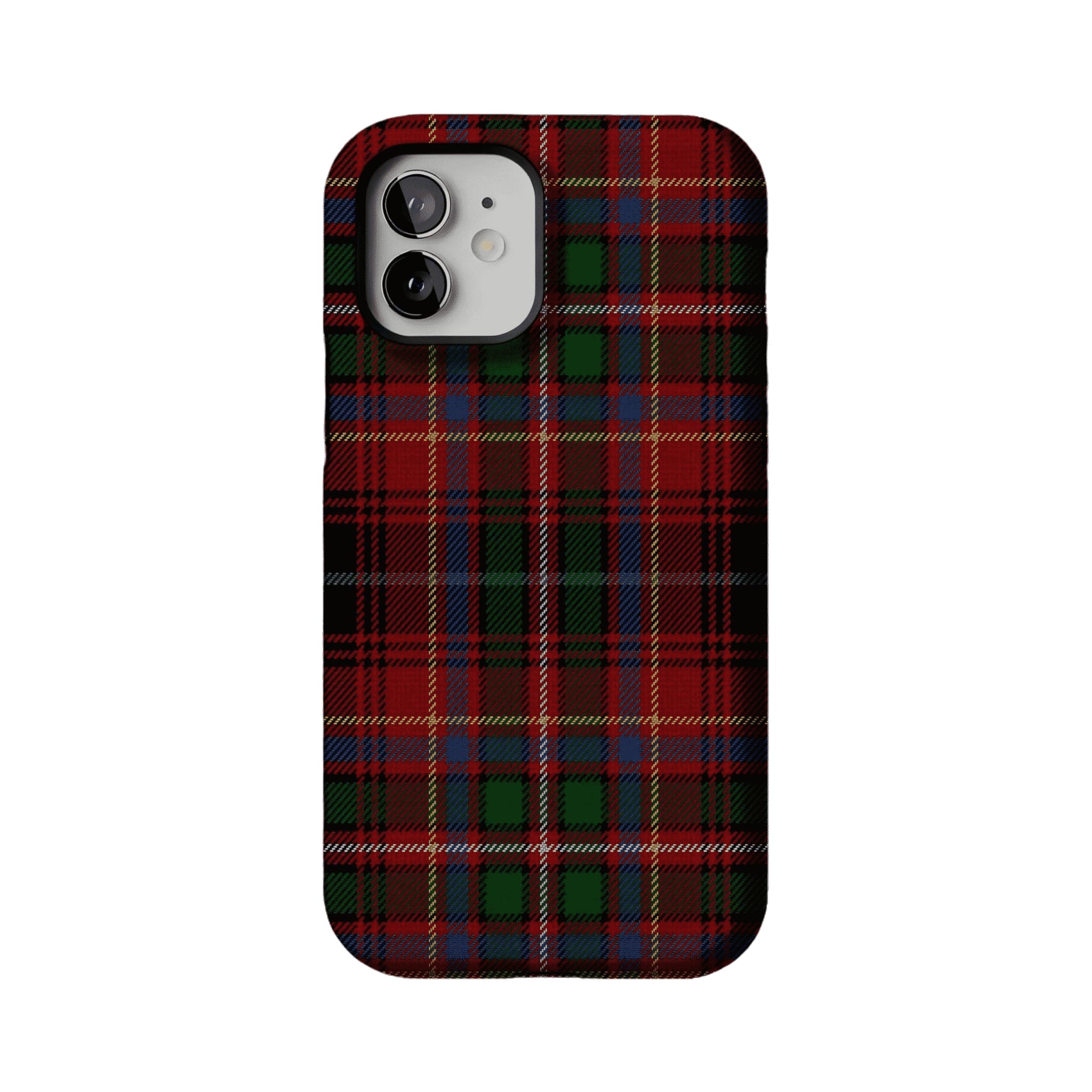 Classic Red Scottish Tartan Plaid Shockproof Anti-slip iPhone Cover