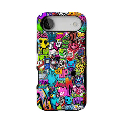 Sticker Bomb Graffiti Phone Case, Streetwear Cover for iPhone
