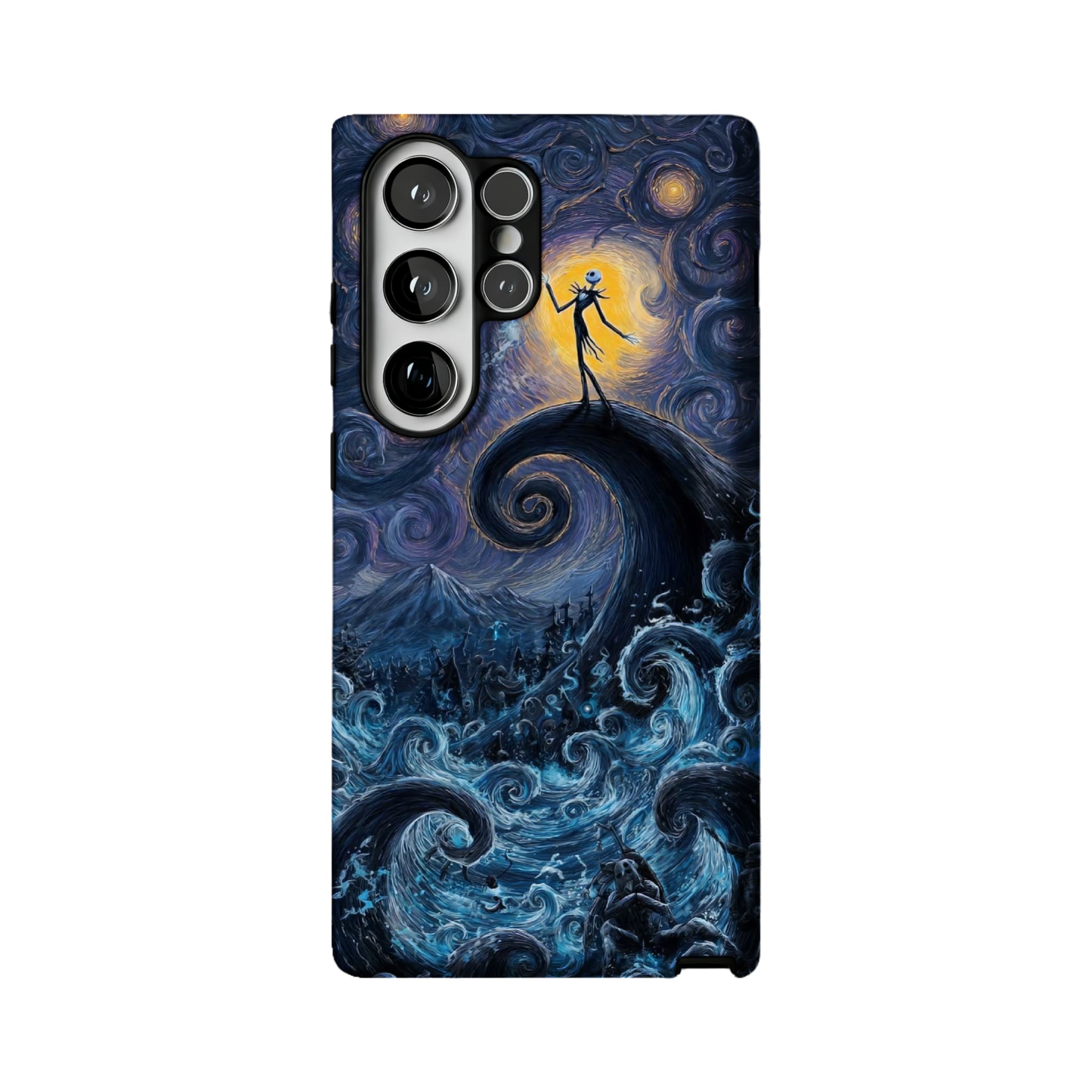 Starry Night Fantasy | Jack Skellington Gothic Halloween iPhone Case